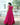 Pink Colour Faux Blooming Sleeveless Gown 5