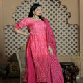 Pink Colour Nayracut Plazo kurti set 4