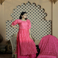 Pink Colour Nayracut Plazo kurti set 3