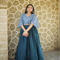 Rama Colour Chinnon Designer Gown 2