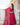 PINK   Designer Sequins Work Gown - Stunning Fashion Statement 2