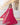 PINK   Designer Sequins Work Gown - Stunning Fashion Statement