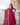 PINK   Designer Sequins Work Gown - Stunning Fashion Statement 1