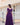 Purple Colour Full Flare Faux Blooming with Embroidery Sequins-Work Gown 7