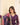 Purple Colour Premier Designer Georgette Embroidery Gown 6
