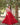 Red Colour Aliya Style Designer Gown with Sequins-work 3