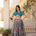 Rama Colour Russian Silk Rich Digital Printed Co-ords Set 1