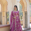 Bridal Special Heavy Sequins Embroidered work Lehenga Choli 5