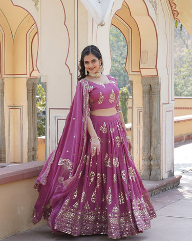 Bridal Special Heavy Sequins Embroidered work Lehenga Choli 2