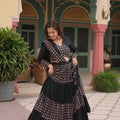 Black Colour Reyon Navratri Chaniya Choli 7