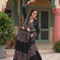 Black Colour Reyon Navratri Chaniya Choli 8