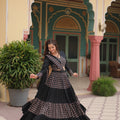 Black Colour Reyon Navratri Chaniya Choli 2