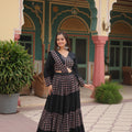 Black Colour Reyon Navratri Chaniya Choli 3