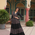 Black Colour Reyon Navratri Chaniya Choli 4