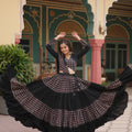 Black Colour Reyon Navratri Chaniya Choli 5