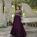 Wine Colour Gown Collection 7