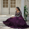 Wine Colour Gown Collection 5