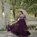 Wine Colour Gown Collection 4