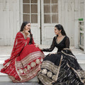 Designer Multi-Sequins Work Gown with Dupatta