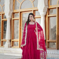 Rani Designer Wedding Special Fully Flair Georgette Gown 3