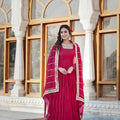 Rani Designer Wedding Special Fully Flair Georgette Gown 5