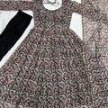 Black Colour Pure Soft Georgette Floral Gown Set 5