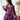 Purple Colour Pure Soft Tabby Organza Silk Gown Set 5