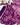 Purple Colour Pure Soft Tabby Organza Silk Gown Set 8