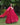 RED Faux Blooming With Embroidery Zari Sequins-work Gown 3